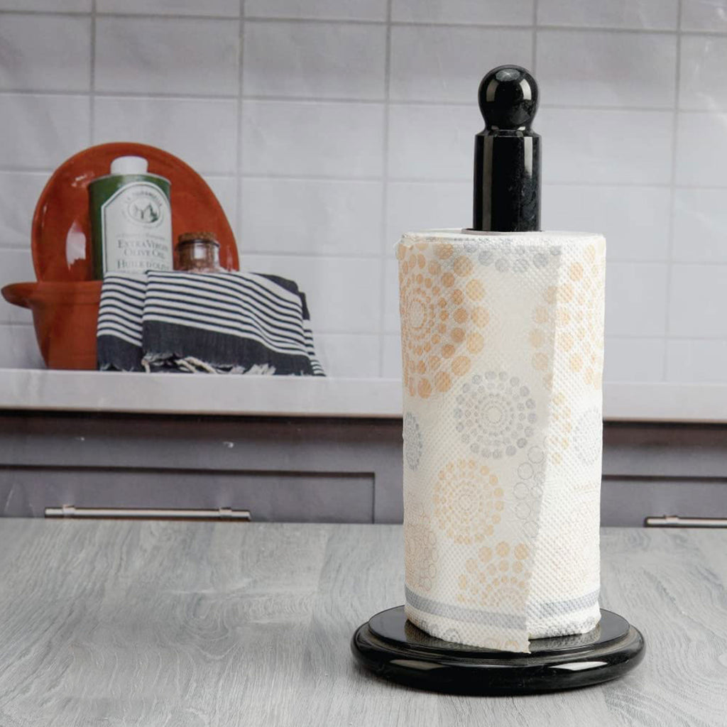 French kitchen marble discount paper towel holder ks1257am