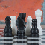 15 Inches Handmade Marble Black and White High Quality Chess Set