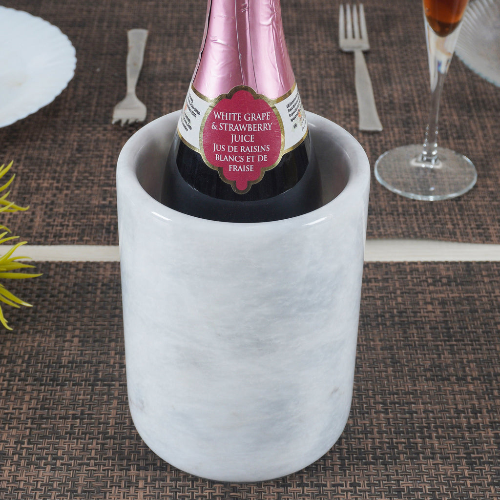 Modern Innovations Elegant Grey Marble Wine Cooler & Champagne Chiller –  Stock Your Home