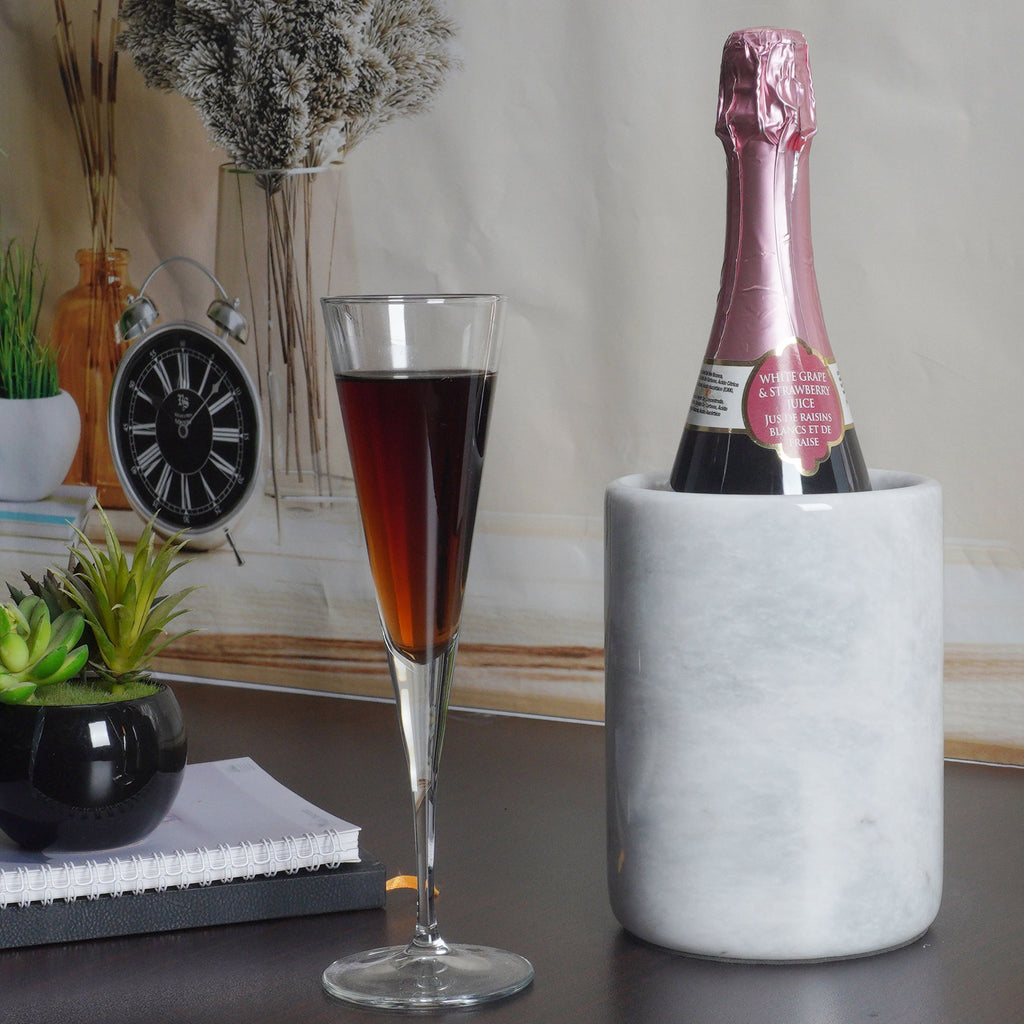 Modern Innovations Elegant Grey Marble Wine Cooler & Champagne Chiller –  Stock Your Home