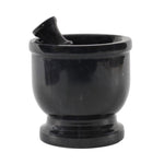 4 Inch Marble Black Mortar and Pestle