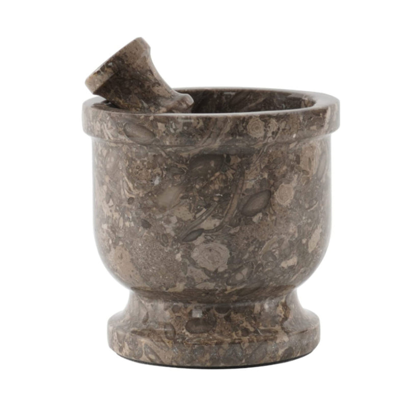 4 Inch Marble Oceanic Mortar and Pestle