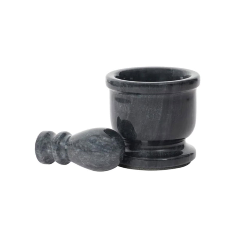 2.5 Inches Black Marble Mortar and Pestle