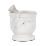 4 Inch Marble White Mortar and Pestle