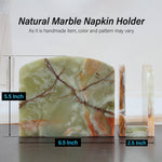 Green Marble Napkin Holder