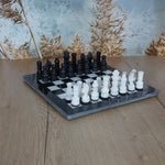 12 Inches Marble Black and White High Quality Chess Set