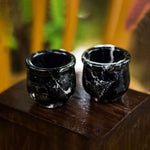 Handmade Black Marble Tequila Shot Glasses