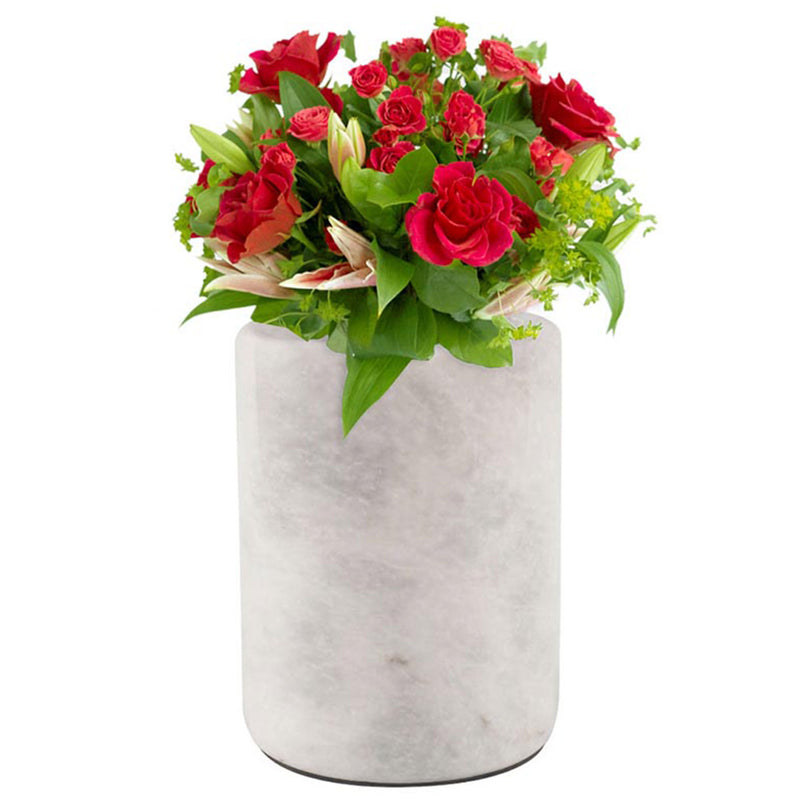 Marble White Flower Vase